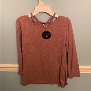 Poof! Women’s red top